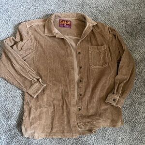 Corduroy shacket